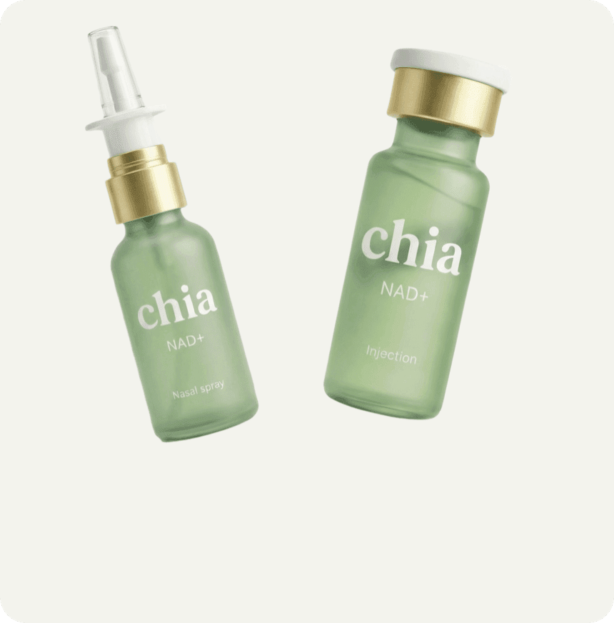 NAD+ nasal spray and injection